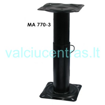 Metalinė teleskopinė koja sėdynei, aukštis 30,5-45,7 cm